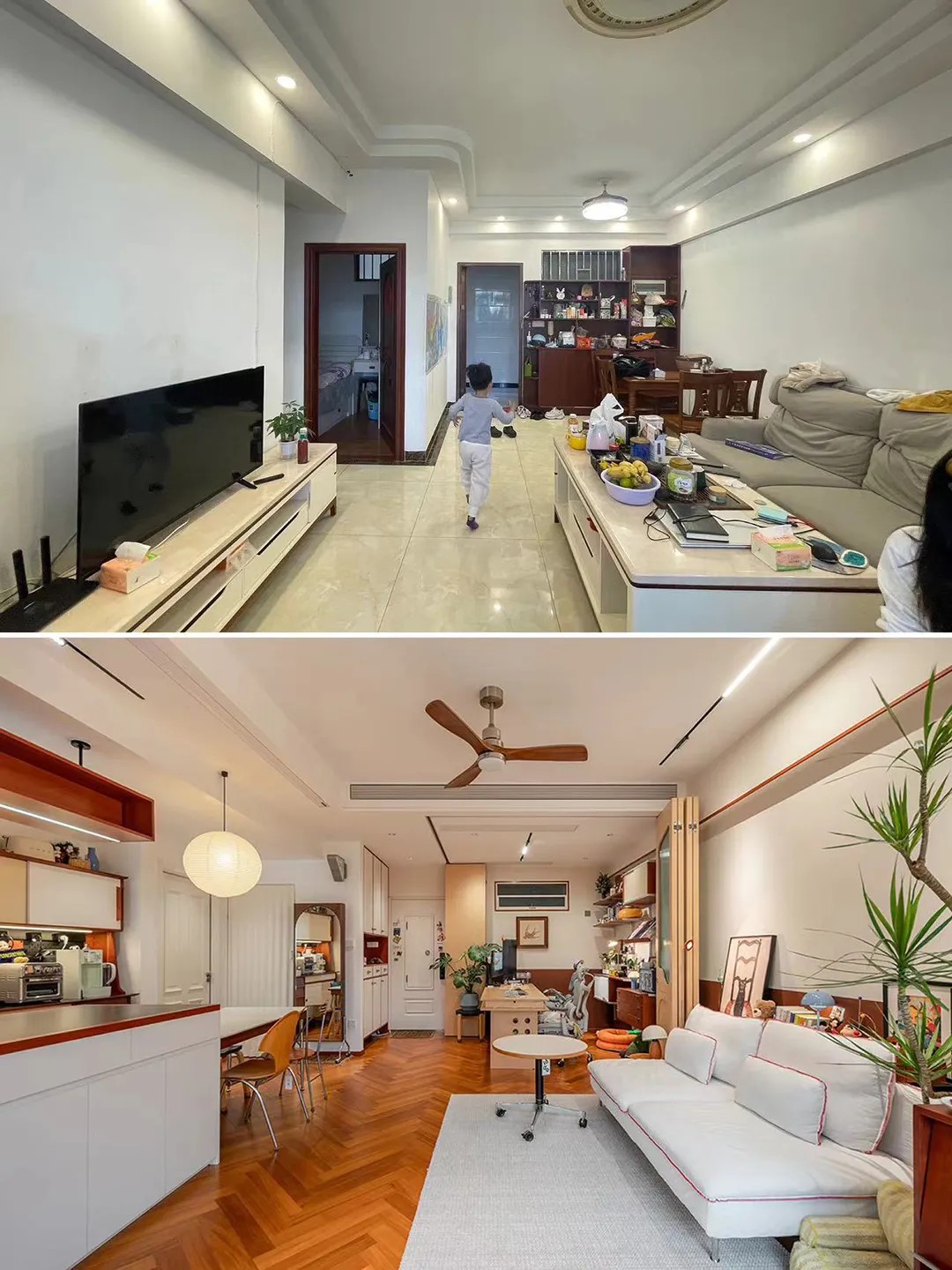 与家居博主的二搭中古风｜秋月｜全案托管设计